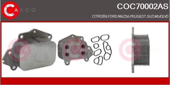 Casco COC70002AS - Radiatore olio, Olio motore www.autoricambi360.it