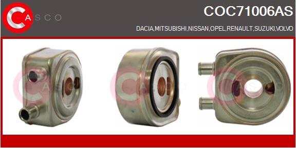 Casco COC71006AS - Radiatore olio, Olio motore www.autoricambi360.it