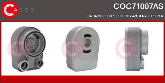 Casco COC71007AS - Radiatore olio, Olio motore www.autoricambi360.it