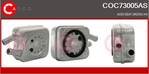 Casco COC73005AS - Radiatore olio, Olio motore www.autoricambi360.it