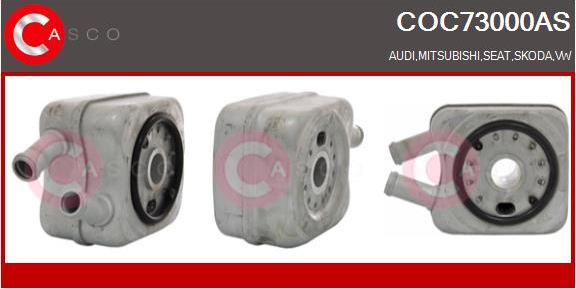 Casco COC73000AS - Radiatore olio, Olio motore www.autoricambi360.it