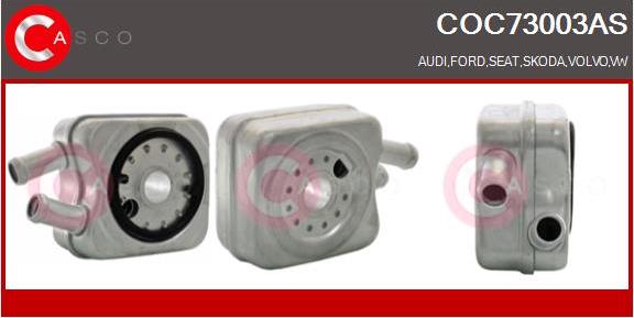 Casco COC73003AS - Radiatore olio, Olio motore www.autoricambi360.it