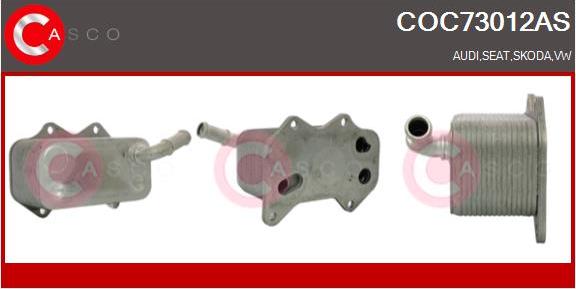 Casco COC73012AS - Radiatore olio, Olio motore www.autoricambi360.it