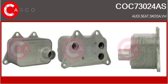 Casco COC73024AS - Radiatore olio, Olio motore www.autoricambi360.it