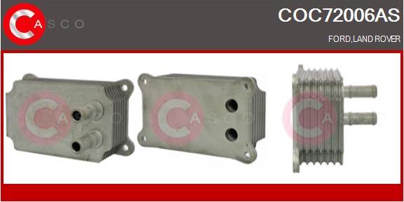 Casco COC72006AS - Radiatore olio, Olio motore www.autoricambi360.it