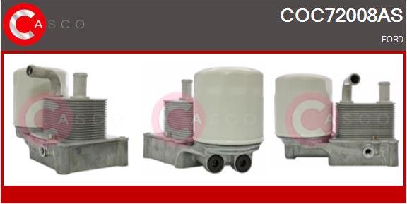 Casco COC72008AS - Radiatore olio, Olio motore www.autoricambi360.it