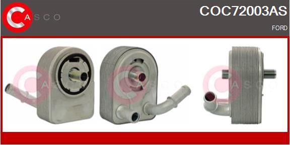 Casco COC72003AS - Radiatore olio, Olio motore www.autoricambi360.it