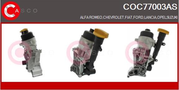 Casco COC77003AS - Radiatore olio, Olio motore www.autoricambi360.it