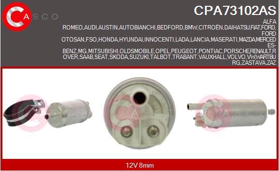 Casco CPA73102AS - Pompa carburante www.autoricambi360.it