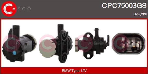 Casco CPC75003GS - Convertitore pressione, Turbocompressore www.autoricambi360.it
