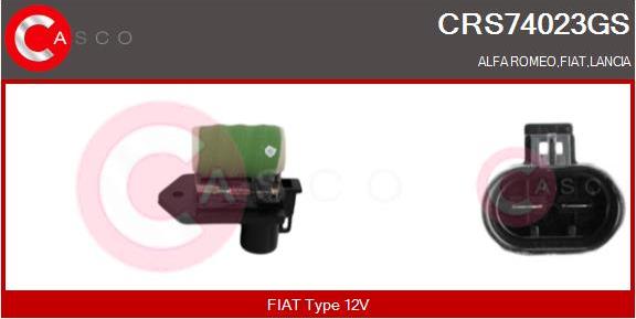 Casco CRS74023GS - Resistore addizionale, Elettromotore-Ventola radiatore www.autoricambi360.it
