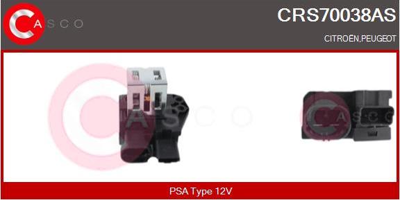 Casco CRS70038AS - Resistore addizionale, Elettromotore-Ventola radiatore www.autoricambi360.it
