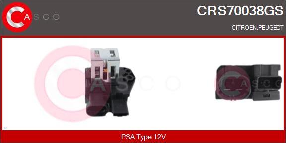 Casco CRS70038GS - Resistore addizionale, Elettromotore-Ventola radiatore www.autoricambi360.it