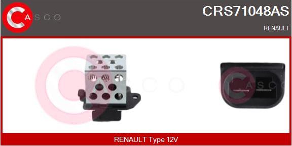 Casco CRS71048AS - Resistore addizionale, Elettromotore-Ventola radiatore www.autoricambi360.it