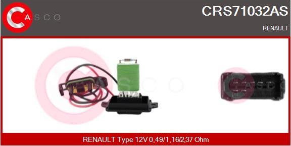 Casco CRS71032AS - Resistenza, Ventilatore abitacolo www.autoricambi360.it