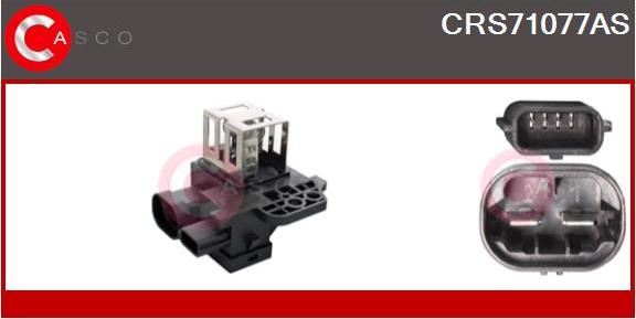 Casco CRS71077AS - Resistore addizionale, Elettromotore-Ventola radiatore www.autoricambi360.it
