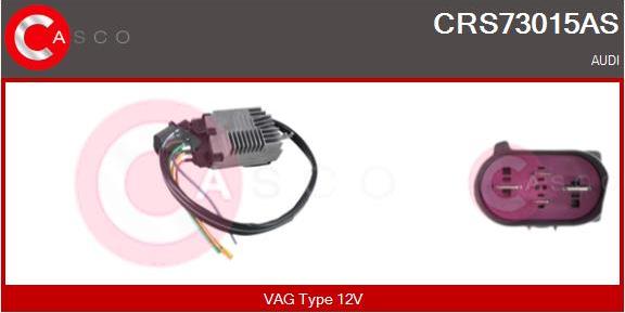 Casco CRS73015AS - Resistore addizionale, Elettromotore-Ventola radiatore www.autoricambi360.it