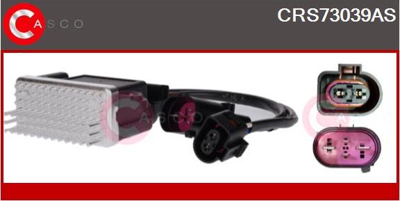 Casco CRS73039AS - Resistore addizionale, Elettromotore-Ventola radiatore www.autoricambi360.it