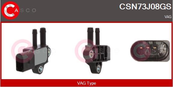 Casco CSN73J08GS - Sensore, Pressione gas scarico www.autoricambi360.it