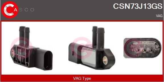 Casco CSN73J13GS - Sensore, Pressione gas scarico www.autoricambi360.it