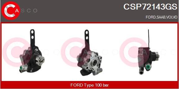 Casco CSP72143GS - Pompa idraulica, Sterzo www.autoricambi360.it