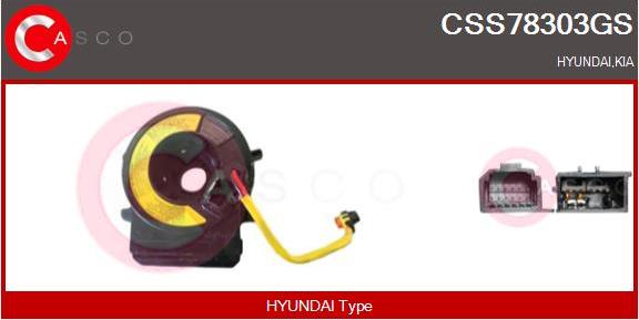 Casco CSS78303GS - Sensore angolo sterzata www.autoricambi360.it