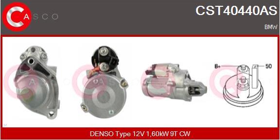 Casco CST40440AS - Motorino d'avviamento www.autoricambi360.it