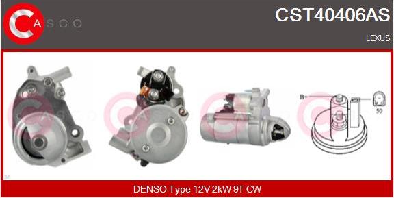 Casco CST40406AS - Motorino d'avviamento www.autoricambi360.it