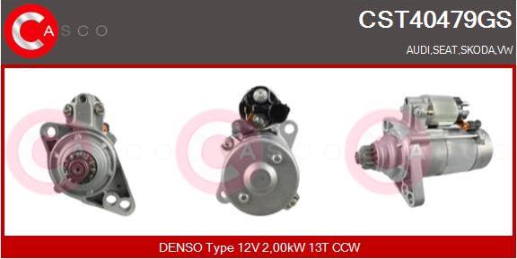 Casco CST40479GS - Motorino d'avviamento www.autoricambi360.it