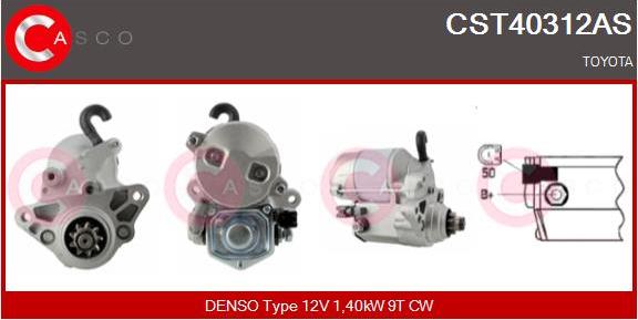 Casco CST40312AS - Motorino d'avviamento www.autoricambi360.it
