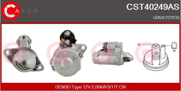 Casco CST40249AS - Motorino d'avviamento www.autoricambi360.it