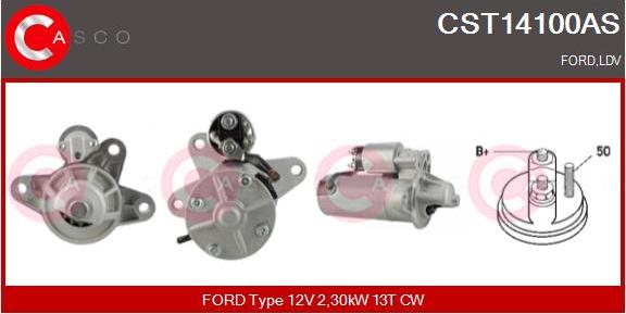 Casco CST14100AS - Motorino d'avviamento www.autoricambi360.it
