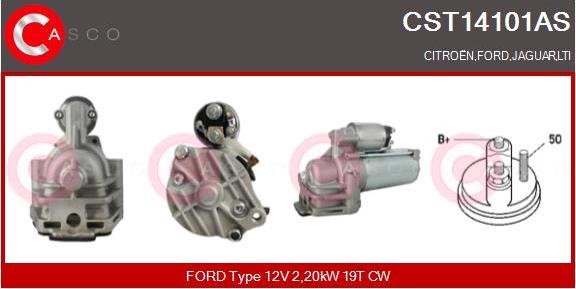 Casco CST14101AS - Motorino d'avviamento www.autoricambi360.it