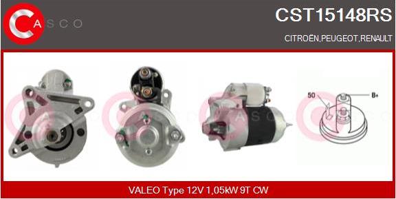 Casco CST15148RS - Motorino d'avviamento www.autoricambi360.it