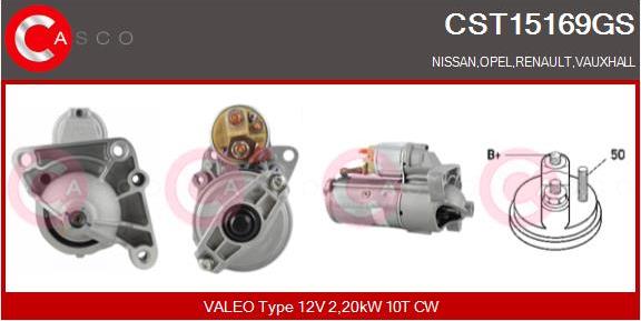 Casco CST15169GS - Motorino d'avviamento www.autoricambi360.it