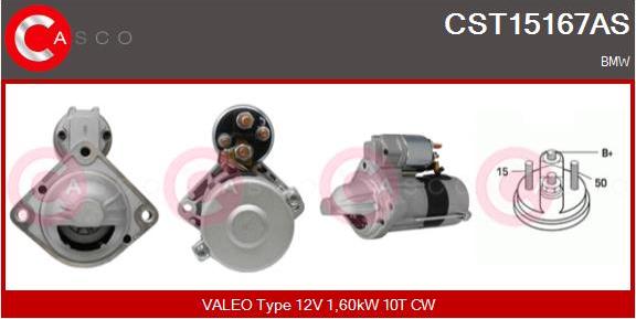Casco CST15167AS - Motorino d'avviamento www.autoricambi360.it