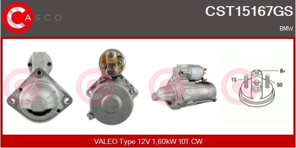 Casco CST15167GS - Motorino d'avviamento www.autoricambi360.it