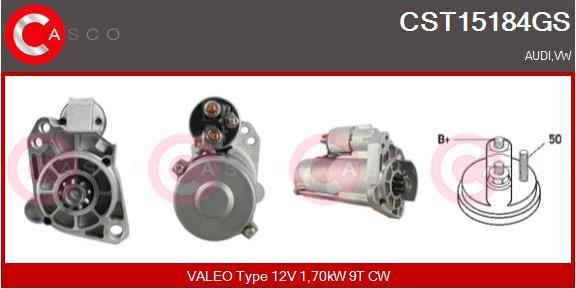 Casco CST15184GS - Motorino d'avviamento www.autoricambi360.it