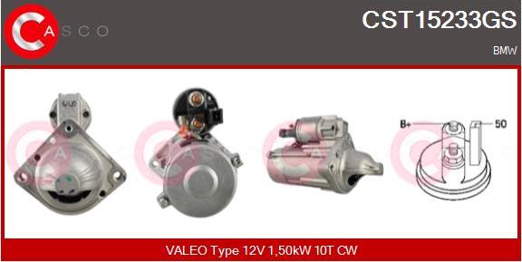 Casco CST15233GS - Motorino d'avviamento www.autoricambi360.it