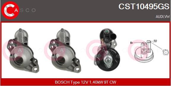 Casco CST10495GS - Motorino d'avviamento www.autoricambi360.it