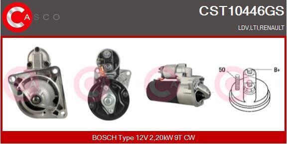 Casco CST10446GS - Motorino d'avviamento www.autoricambi360.it