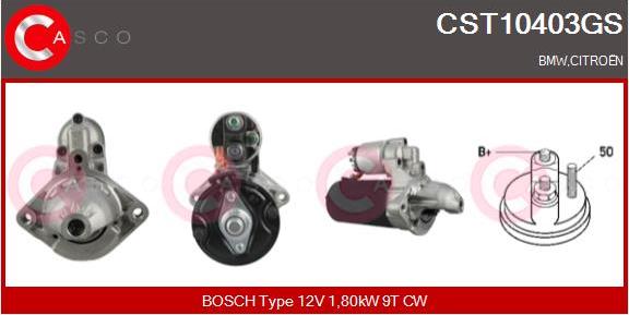 Casco CST10403GS - Motorino d'avviamento www.autoricambi360.it
