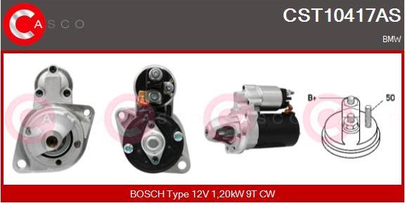 Casco CST10417AS - Motorino d'avviamento www.autoricambi360.it
