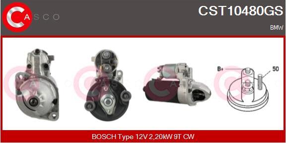 Casco CST10480GS - Motorino d'avviamento www.autoricambi360.it