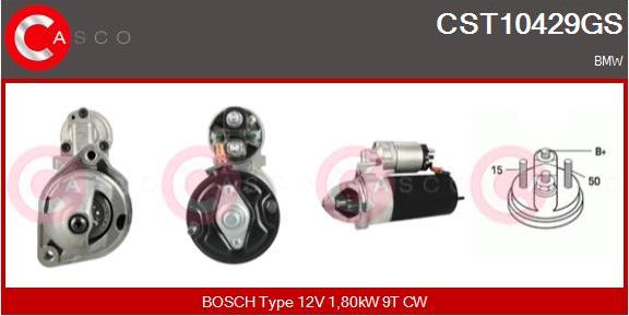Casco CST10429GS - Motorino d'avviamento www.autoricambi360.it