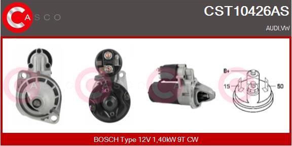 Casco CST10426AS - Motorino d'avviamento www.autoricambi360.it