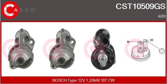 Casco CST10509GS - Motorino d'avviamento www.autoricambi360.it