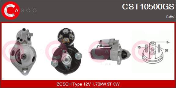 Casco CST10500GS - Motorino d'avviamento www.autoricambi360.it