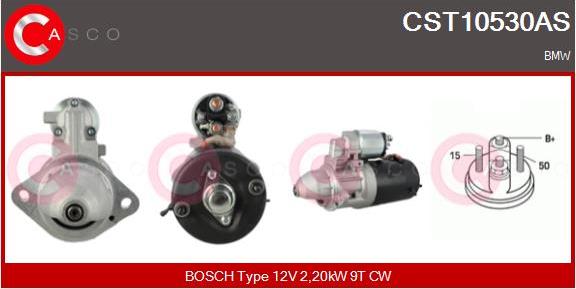 Casco CST10530AS - Motorino d'avviamento www.autoricambi360.it