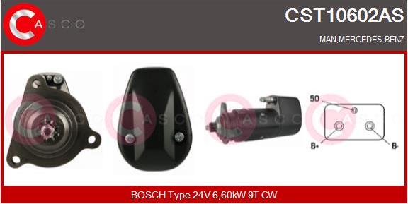 Casco CST10602AS - Motorino d'avviamento www.autoricambi360.it